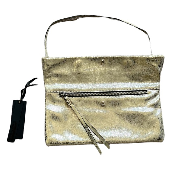 Last 1 ⛔️ Gianni Chiarini Cherry Leather Foldover Clutch Bag - Picture 6 of 15